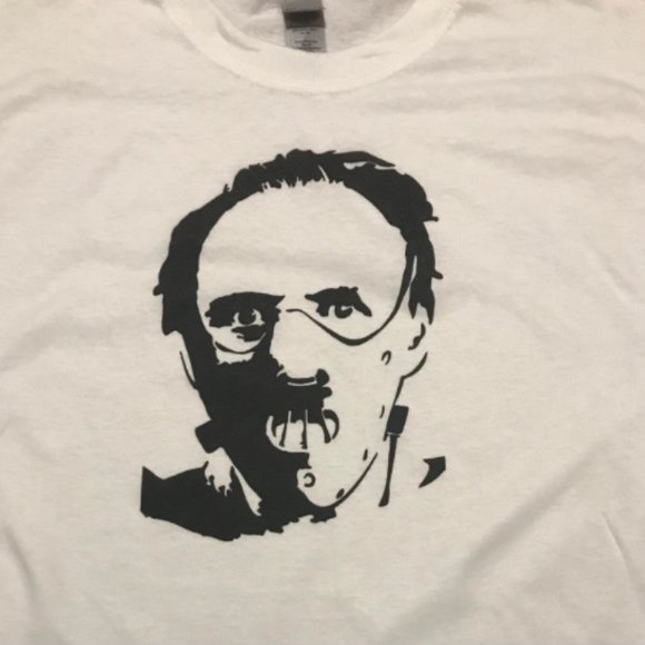 Hannibal Lecter White Unisex T-Shirt - Picture 1 of 3